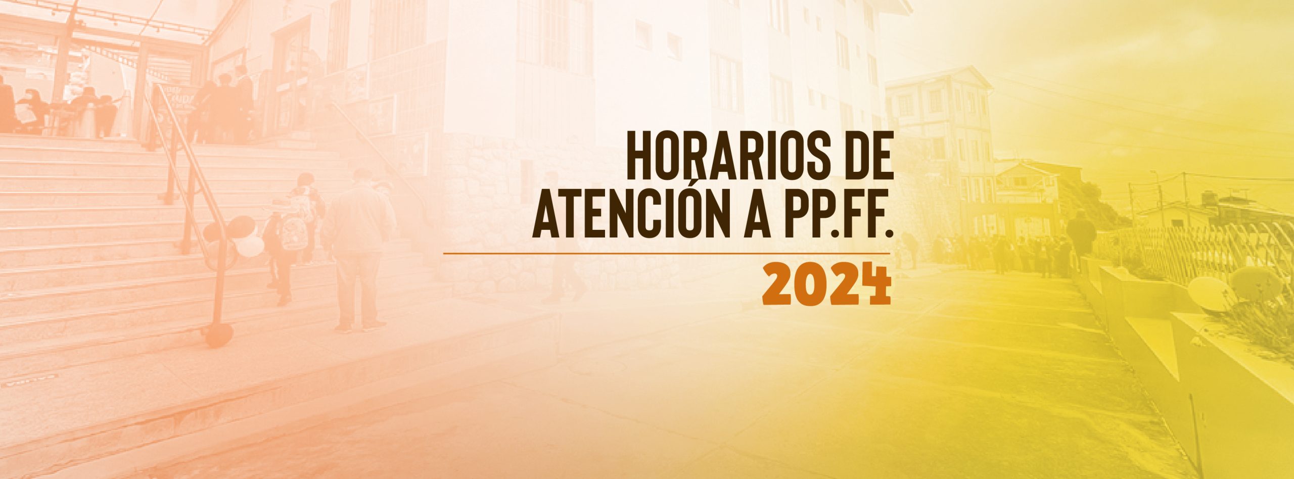 Horarios de atención 2024