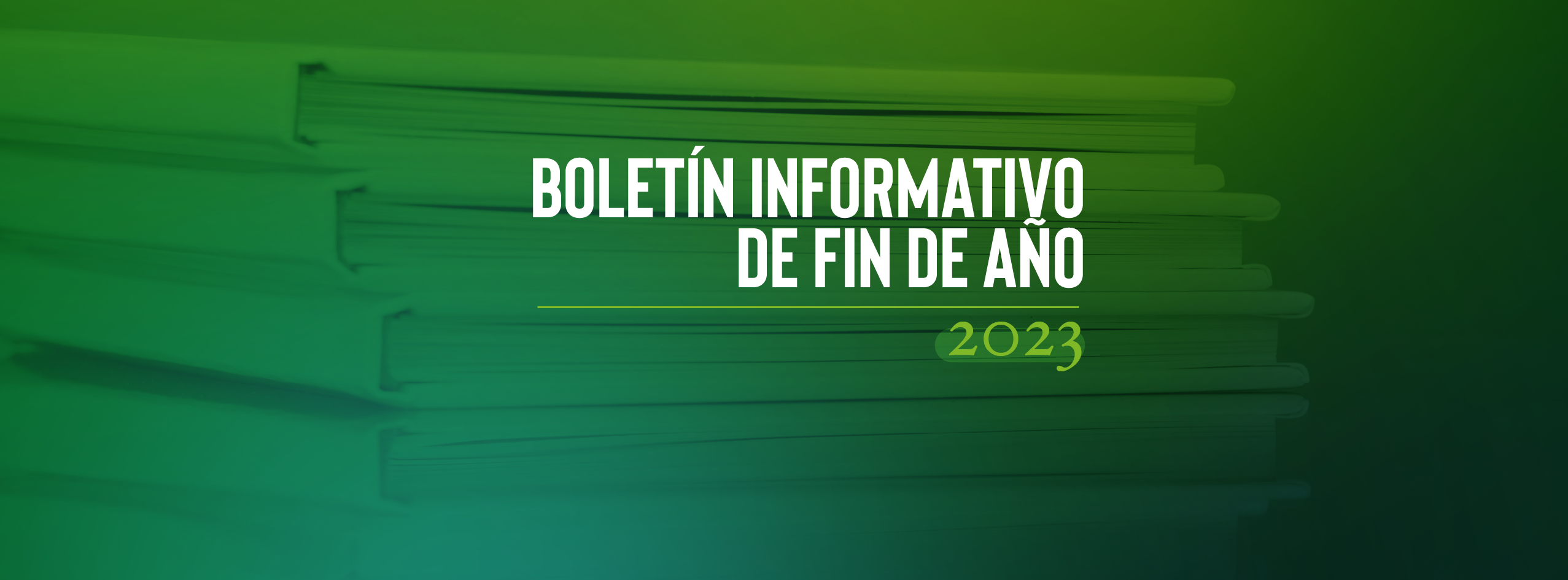 Boletín informativo de fin de año 2023