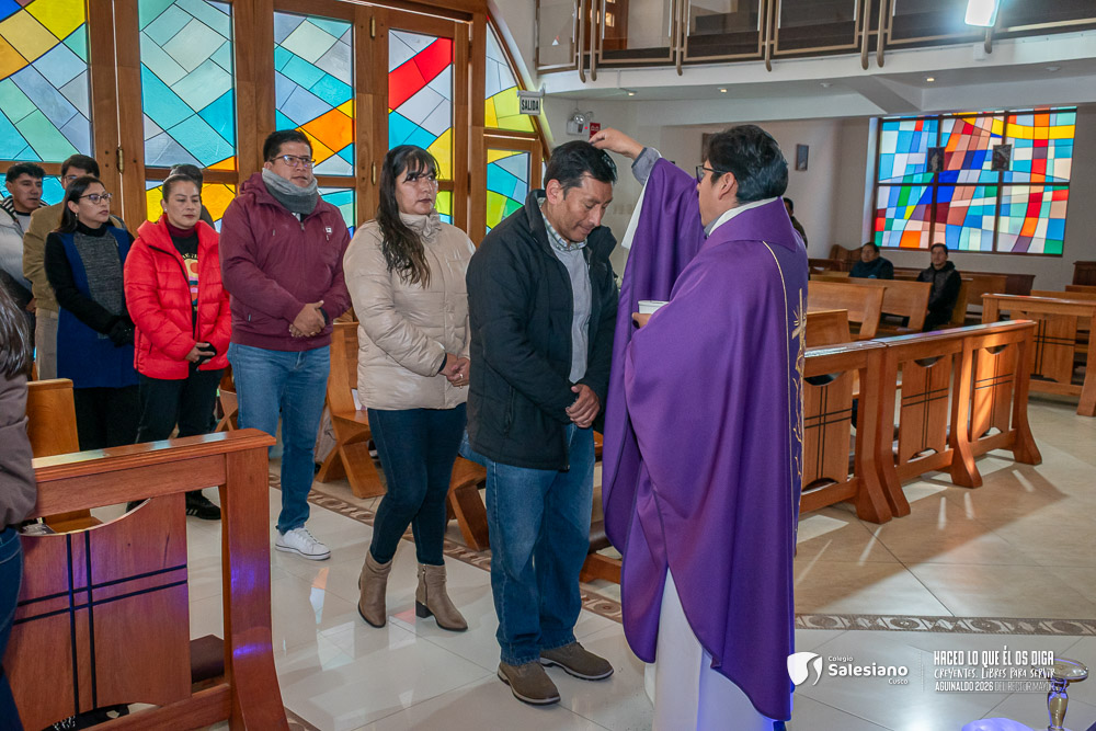 Se celebró la Misa por Miércoles de Ceniza en nuestra comunidad educativa