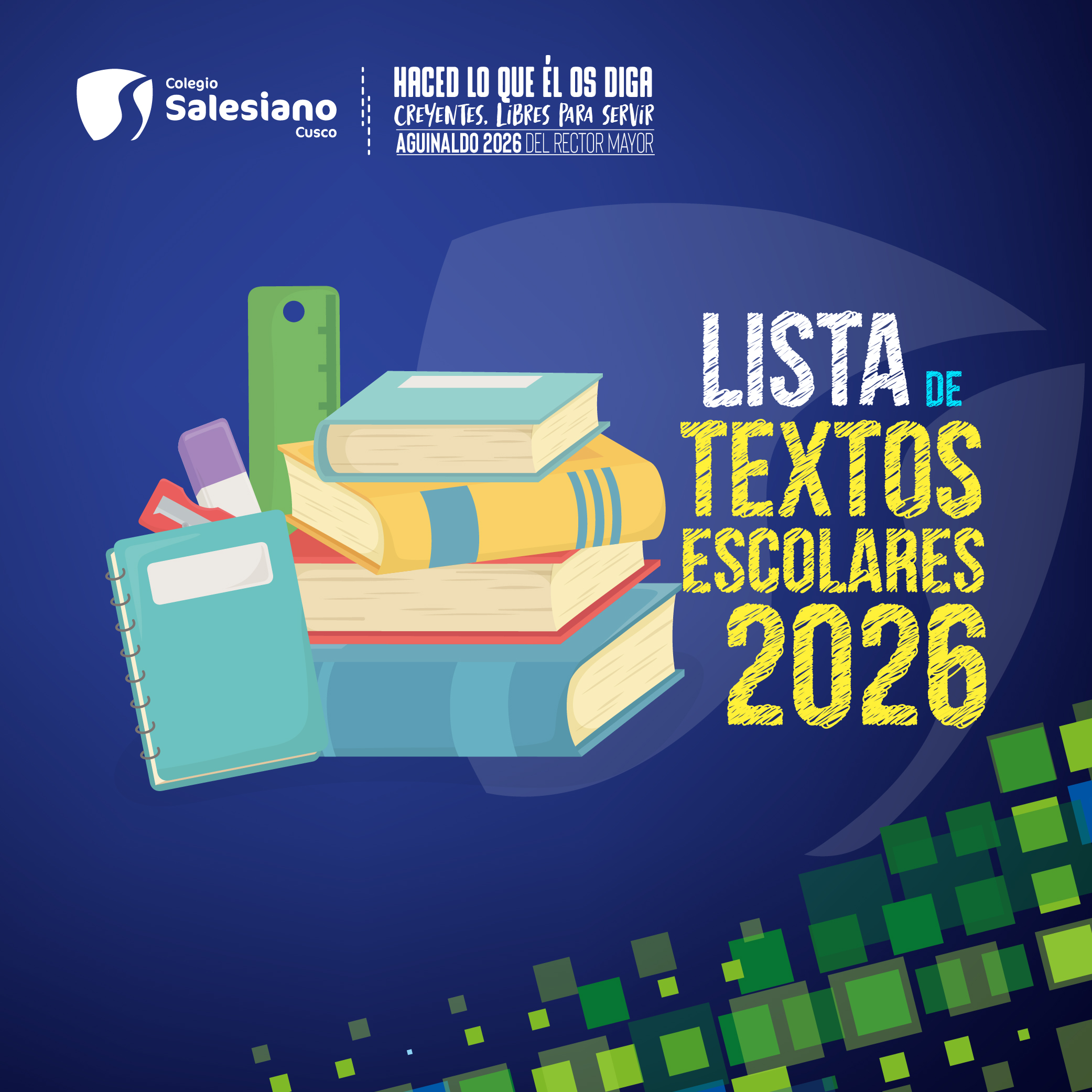 Lista de textos escolares 2026