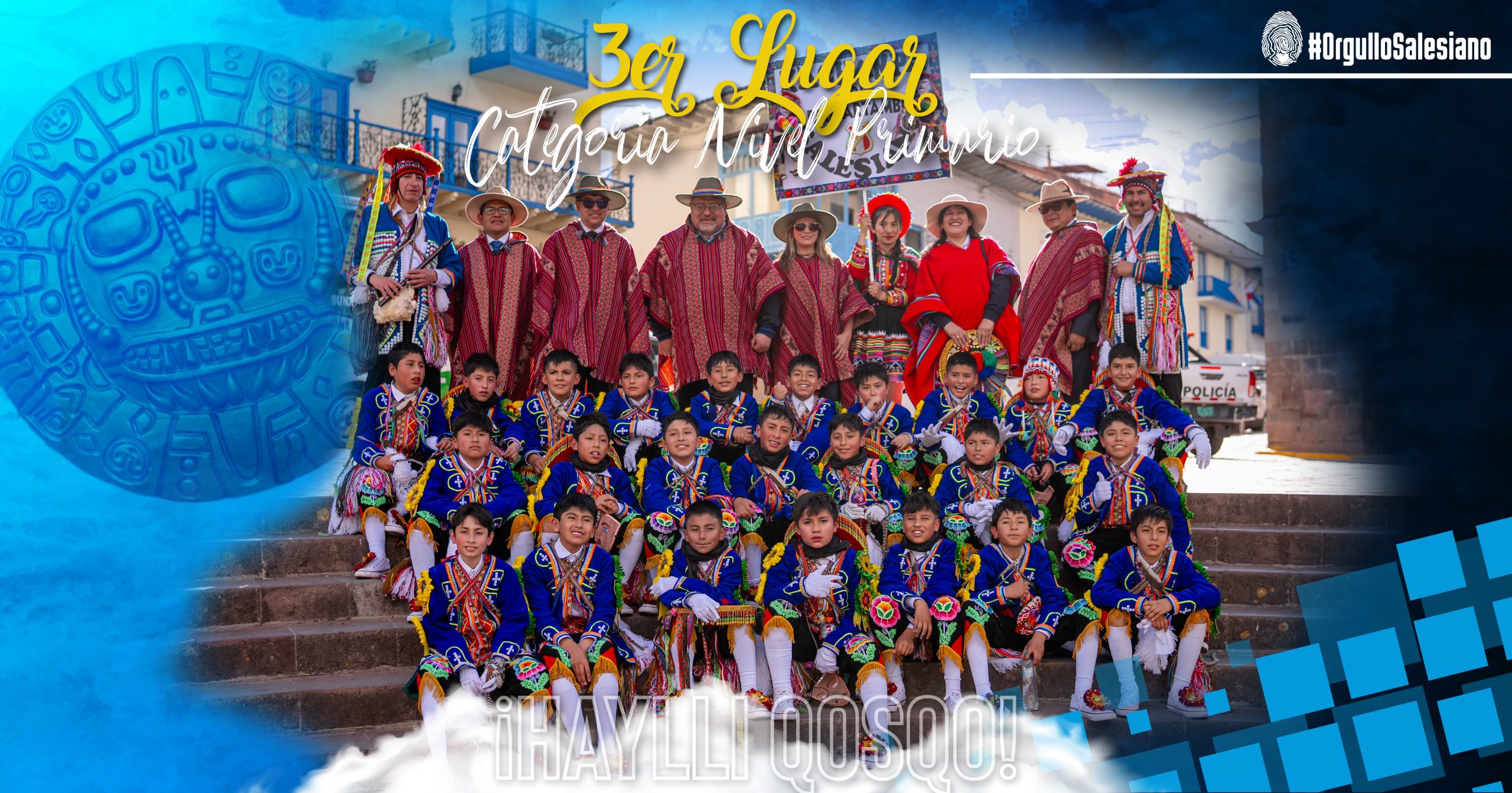 Nivel Primario brilló con la K’achampa de Paucartambo y obtuvo el tercer lugar en el Concurso de Danzas