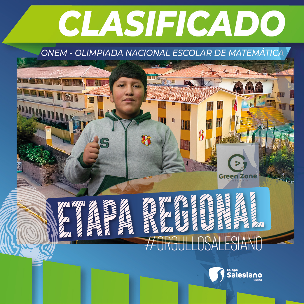 Estudiante salesiano clasifica a la Etapa Regional de la XXII Olimpiada Nacional Escolar de Matemática – ONEM 2026